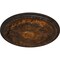 Ekena Millwork Swindon Ceiling Medallion (Fits Canopies up to 2 7/8"), Hand-Painted Rust, 16 7/8"OD x 1 1/2"P CM16SWRUS - alternate 4